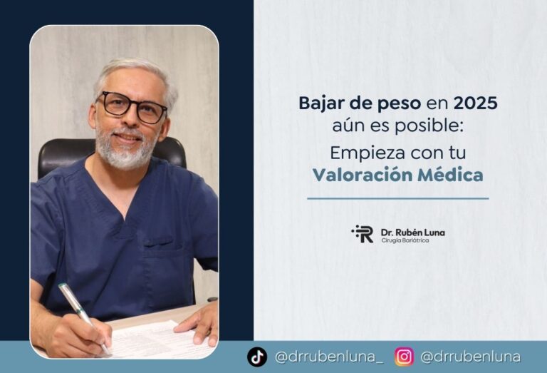 Bajar de peso en 2025 - Cirujano bariátrico en Bogotá Rubén Luna - Consulta prequirúrgica