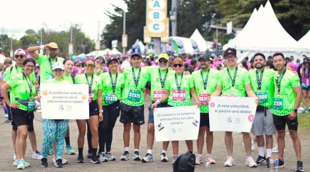 Dr. Rubén Luna en la media maratón de Bogotá