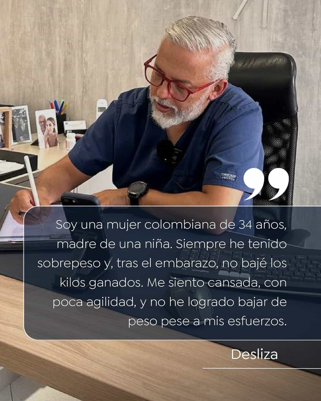 Testimonio paciente de cirugía bariátrica en Bogotá, Colombia - Dr. Rubén Luna 2