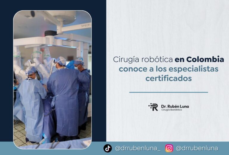 Cirugía robótica en Colombia con los cirujanos bariátricos Rubén Luna y Felipe Bernal