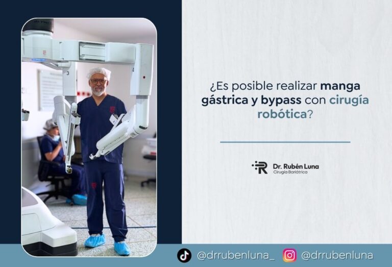Manga gástrica y bypass gástrico robótico en Bogotá - Dr. Rubén Luna 2