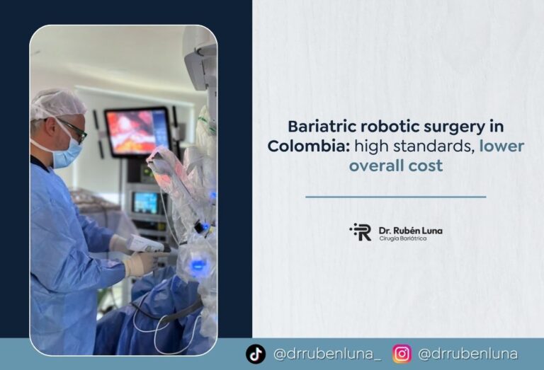 Bariatric robotic surgery in Colombia with dr. Rubén Luna