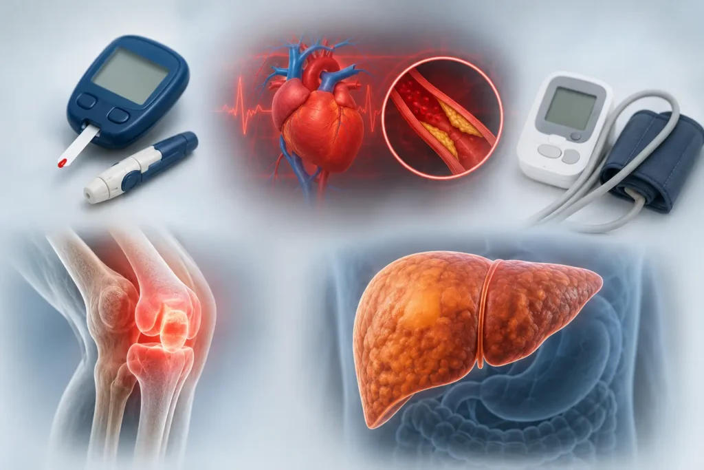 10 sintomas de obesidad - Enfermedades asociadas cuando aparecen diabetes hipertensión u otros problemas de salud - Dr Ruben Luna