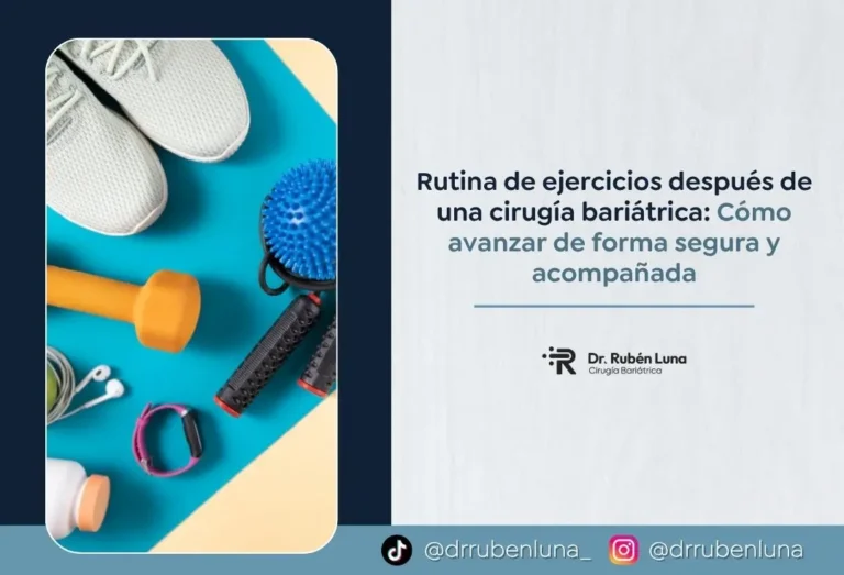 Rutina de ejercicios después de una cirugía bariátrica Cómo avanzar de forma segura y acompañada - RUBÉN LUNA