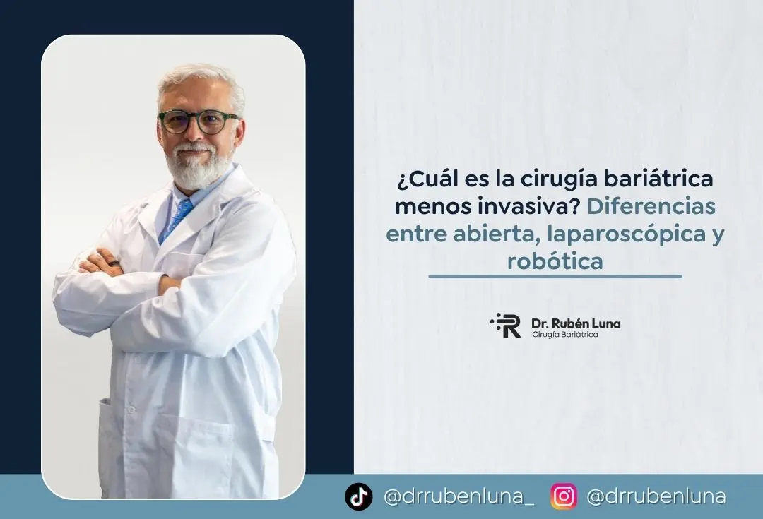 Cuál es la cirugía bariátrica menos invasiva - cirujano bariátrico de Bogotá Rubén Luna 2