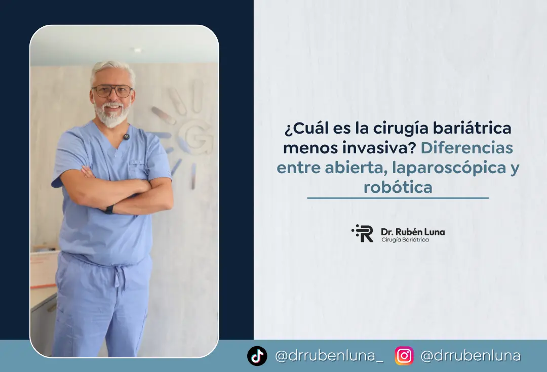 Cuál es la cirugía bariátrica menos invasiva - cirujano bariátrico de Bogotá Rubén Luna