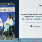 Dr. Rubén Luna cirujano bariátrico en Bogotá en el programa Médicos de Vanguardia de la clínica el country