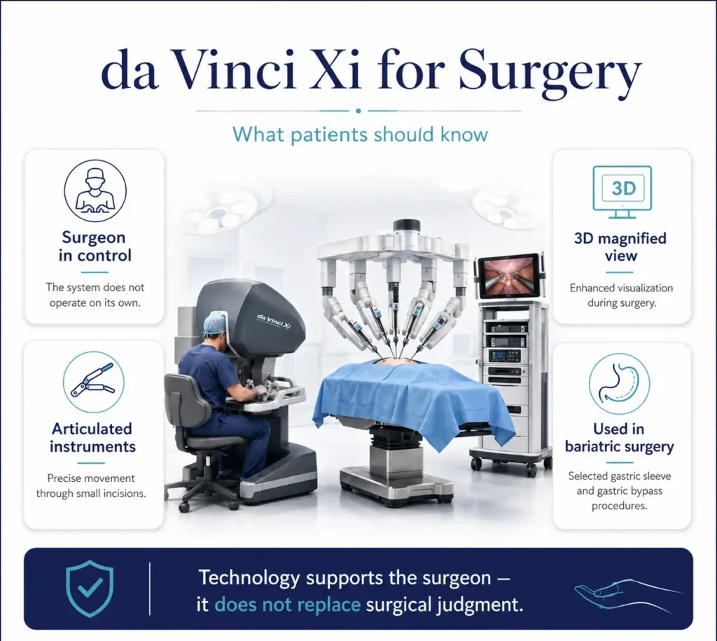 Da Vinci robot for surgery - Dr. Ruben Luna Bogotá