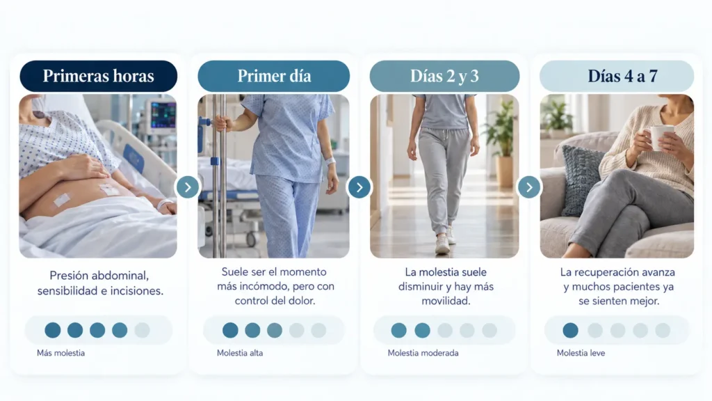 Recuperación tras manga gástrica - Dr. Rubén Luna - Colombia